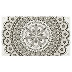 Vector Mandala Drawing Decoration Banner and Sign 7  x 4 