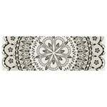 Vector Mandala Drawing Decoration Banner and Sign 9  x 3 