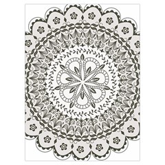 Vector Mandala Drawing Decoration Playing Cards Single Design (Rectangle) with Custom Box from ArtsNow.com Card