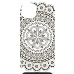 Vector Mandala Drawing Decoration iPhone 14 Plus Black UV Print Case