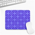 Decor Pattern Blue Curved Line Small Mousepad