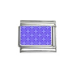 Decor Pattern Blue Curved Line Italian Charm (9mm)