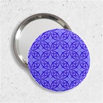 Decor Pattern Blue Curved Line 2.25  Handbag Mirrors