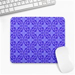 Decor Pattern Blue Curved Line Large Mousepad