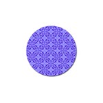Decor Pattern Blue Curved Line Golf Ball Marker (10 pack)