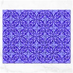 Decor Pattern Blue Curved Line Rectangular Jigsaw Puzzl