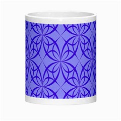 Decor Pattern Blue Curved Line Morph Mug from ArtsNow.com Center