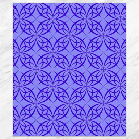 Decor Pattern Blue Curved Line Canvas 8  x 10  from ArtsNow.com 8.15 x9.66  Canvas - 1