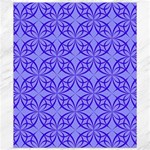 Decor Pattern Blue Curved Line Canvas 8  x 10 