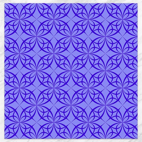 Decor Pattern Blue Curved Line Canvas 12  x 12  from ArtsNow.com 11.4 x11.56  Canvas - 1