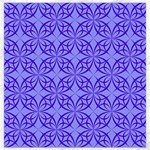 Decor Pattern Blue Curved Line Canvas 12  x 12 
