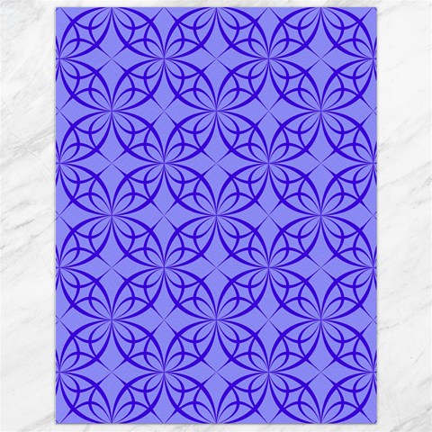 Decor Pattern Blue Curved Line Canvas 12  x 16  from ArtsNow.com 11.86 x15.41  Canvas - 1