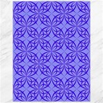 Decor Pattern Blue Curved Line Canvas 12  x 16 