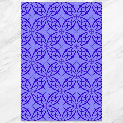 Decor Pattern Blue Curved Line Canvas 12  x 18  from ArtsNow.com 11.88 x17.36  Canvas - 1
