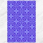 Decor Pattern Blue Curved Line Canvas 12  x 18 