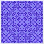 Decor Pattern Blue Curved Line Canvas 16  x 16 