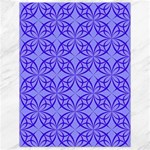 Decor Pattern Blue Curved Line Canvas 18  x 24 
