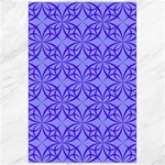 Decor Pattern Blue Curved Line Canvas 24  x 36 