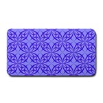 Decor Pattern Blue Curved Line Medium Bar Mat