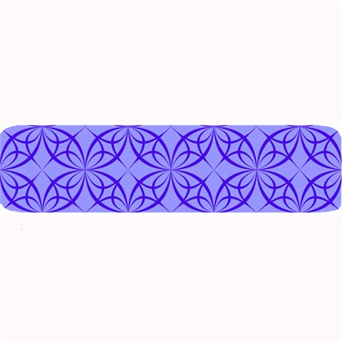 Decor Pattern Blue Curved Line Large Bar Mat from ArtsNow.com 32 x8.5  Bar Mat