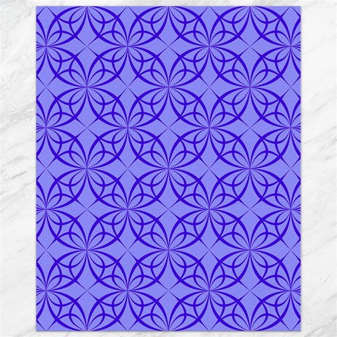 Decor Pattern Blue Curved Line Canvas 11  x 14  from ArtsNow.com 10.95 x13.48  Canvas - 1