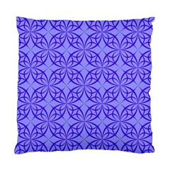 Decor Pattern Blue Curved Line Standard Cushion Case (Two Sides) from ArtsNow.com Back