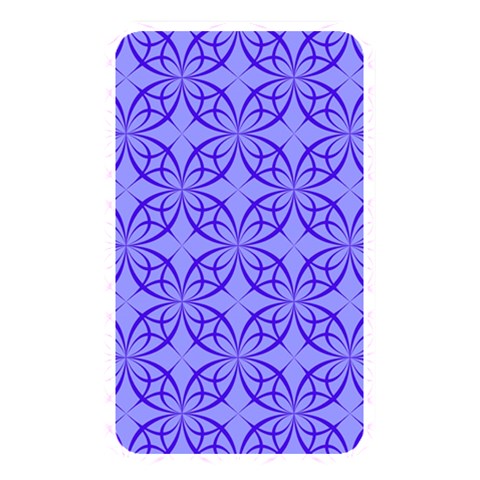 Decor Pattern Blue Curved Line Memory Card Reader (Rectangular) from ArtsNow.com Front