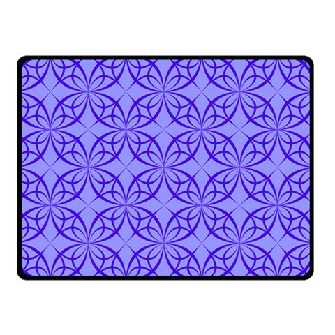 Decor Pattern Blue Curved Line Two Sides Fleece Blanket (Small) from ArtsNow.com 45 x34  Blanket Front
