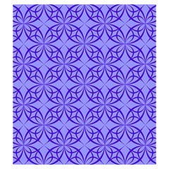 Decor Pattern Blue Curved Line Drawstring Pouch (Medium) from ArtsNow.com Back