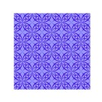 Decor Pattern Blue Curved Line Square Satin Scarf (30  x 30 )