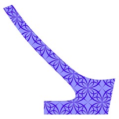 Decor Pattern Blue Curved Line Cross Back Hipster Bikini Set from ArtsNow.com Back Right