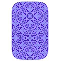 Decor Pattern Blue Curved Line Waist Pouch (Large) from ArtsNow.com Front