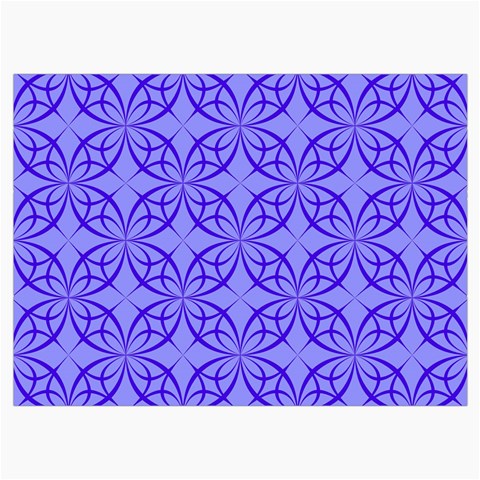 Decor Pattern Blue Curved Line Roll Up Canvas Pencil Holder (M) from ArtsNow.com Front