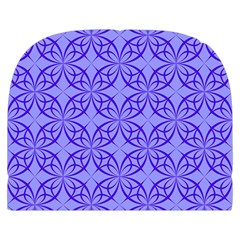 Decor Pattern Blue Curved Line Make Up Case (Small) from ArtsNow.com Front