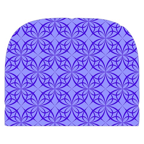Decor Pattern Blue Curved Line Make Up Case (Small) from ArtsNow.com Back