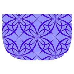 Decor Pattern Blue Curved Line Make Up Case (Small) from ArtsNow.com Side Right