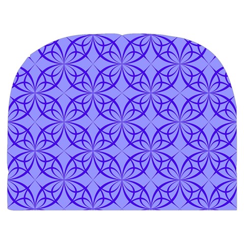 Decor Pattern Blue Curved Line Make Up Case (Medium) from ArtsNow.com Front