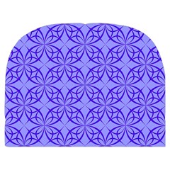 Decor Pattern Blue Curved Line Make Up Case (Medium) from ArtsNow.com Back
