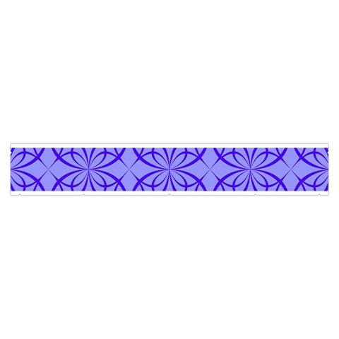 Decor Pattern Blue Curved Line Make Up Case (Medium) from ArtsNow.com Zipper Front