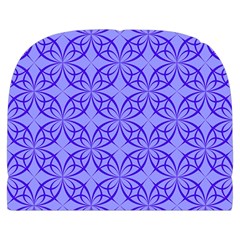 Decor Pattern Blue Curved Line Make Up Case (Large) from ArtsNow.com Back