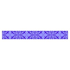 Decor Pattern Blue Curved Line Make Up Case (Large) from ArtsNow.com Zipper Front