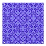 Decor Pattern Blue Curved Line Banner and Sign 4  x 4 