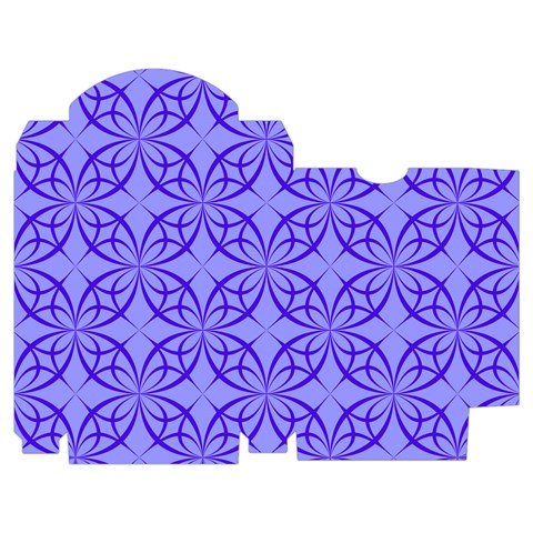 Decor Pattern Blue Curved Line Playing Cards Single Design (Rectangle) with Custom Box from ArtsNow.com Poker Box