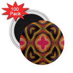 Kaleidoscope Art Pattern Ornament 2.25  Magnets (100 pack) 