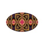 Kaleidoscope Art Pattern Ornament Sticker Oval (10 pack)