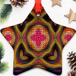 Kaleidoscope Art Pattern Ornament Star Ornament (Two Sides)
