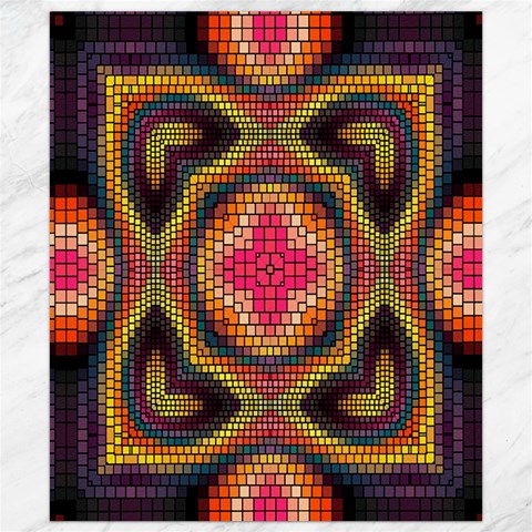 Kaleidoscope Art Pattern Ornament Canvas 8  x 10  from ArtsNow.com 8.15 x9.66  Canvas - 1