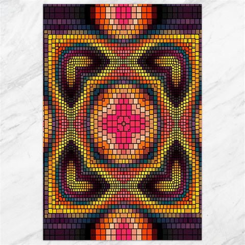 Kaleidoscope Art Pattern Ornament Canvas 24  x 36  from ArtsNow.com 23.35 x34.74  Canvas - 1