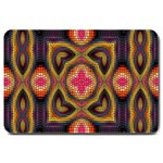 Kaleidoscope Art Pattern Ornament Large Doormat