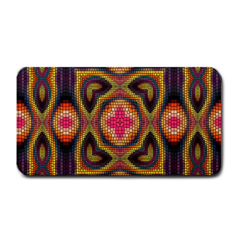 Kaleidoscope Art Pattern Ornament Medium Bar Mat from ArtsNow.com 16 x8.5  Bar Mat